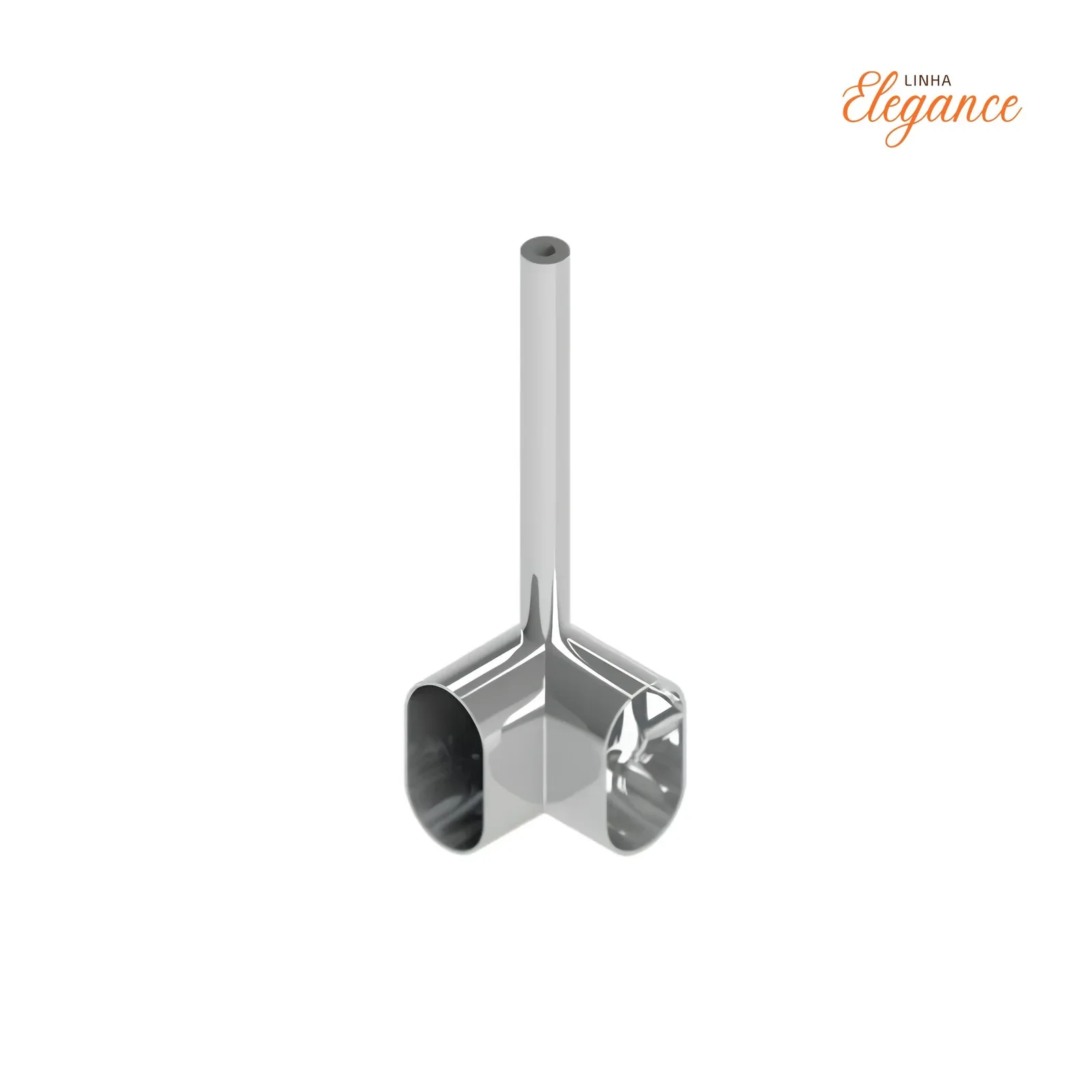 Suporte para tubo cabideiro oblongo — foto 1